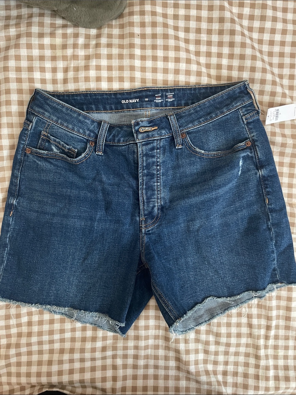 Old Navy Dark Blue Cutoff Denim Shorts
